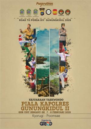 Kejuaraan KAPOLRES GUNUNG KIDUL TAEKWONDO CHAMPIONSHIP II TH.2025 Pengkab TI GK - GRIND ti-diklatntt.com